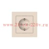 Розетка AtlasDesign 16А с заземл. со шторками быстрозажим. клем. в сборе беж. SE ATN000244S
