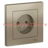 Розетка без заземления SE AtlasDesign 16А в сборе, шампань [уп 10 шт] ATN000540