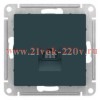Розетка компьютерная SE AtlasDesign RJ45 кат 5Е, изумруд ATN000883
