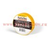 Изолента ПВХ 15x0.15х10 желтая (Fortisflex)