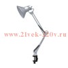 Светильник настольный под лампу СНС-13С на струбцине 60Вт E27 серебр. (коробка) IN HOME 469061201288