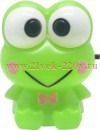 Ночник светодиодный NLA 02-FG Лягушонок 230В зел. с выкл. IN HOME 4690612028958