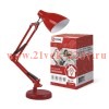 Светильник настольный под лампу СНО 17К на основании 60Вт E27 230В красн. (коробка) IN HOME 46906120