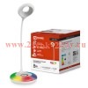 Светильник светодиодный настольный ССО 21Б 8Вт 6500К 640лм RGB-подсветка сенсор-диммер с адаптером б