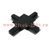 Коннектор шинопровода X-образный XC-B-TL TOP-LINE черн. IN HOME 4690612045405