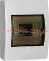 Щит накладной Generica (ИЭК) ЩРН-П-6 6м прозрачная дверь IP41 белый MKP12-N-06-41-G