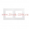 Рамка Legrand Etika 2 поста, белый