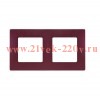 Рамка Legrand Etika 2 поста, сливовый