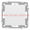 Переключатель перекрестный Intro Accent 6-108-01М 10А-250В IP20 СУ AL/CU белый матовый