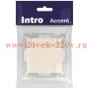 Розетка Intro Accent 6-203-02 2P+E Schuko с крышкой 16А-250В IP20 СУ AL/CU слоновая кость