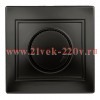 Светорегулятор Intro Plano 1-401-05 (диммер) поворотный, 600Вт 230В, IP20, СУ, антрацит