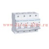 Выключатель автоматический модульный 4п (3P+N) D 25А 25кА NB8-125R (R) CHINT 559869