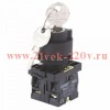 Переключатель NP2-EG54 3 положения возвратом 2НЗ IP40 (R) CHINT 576028