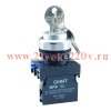 Переключатель с ключом NP8-10Y/21 3 полож самовозв. 2НЗ IP65 (R) CHINT 578676