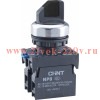 Переключатель без подсветки NP8-10X/224 2 положения самовозв. 90град. 1НО IP65 (R) красн. CHINT 5787