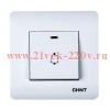 Выключатель дверного звонка с LED-подсветкой 10А 250В CHINT 715388