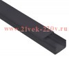 Кабель-канал 25х16 L2000 пластик ЭЛЕКОР черн. IEK EL-KK10-025-016-1-K02