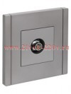Розетка TV оконечная ИЭК FORTE&PIANO FP528 сталь FP-A10-O-K46