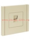 Розетка компьютерная RJ45 кат.5E ИЭК FORTE&PIANO FP432 ваниль FP-K10-1-K10