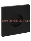Розетка без заземления ИЭК FORTE&PIANO FP117 10А шторки черный FP-R13-10-K02