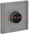 Термостат электронный с индикацией ИЭК FORTE&PIANO FP552 с датчиком 2,4м сталь FP-RT11-K46