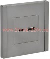 Розетка для зарядки ИЭК FORTE&PIANO FP551 USB A+C 18Вт сталь FP-U22-018-K46