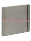 Переключатель одноклавишный ИЭК FORTE&PIANO FP503 10А сталь FP-V12-0-10-1-K46
