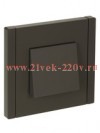 Вывод кабеля ИЭК FORTE&PIANO FP342 серый FP-VK10-0-K03