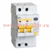Дифференциальный автомат АД12 2Р С25А 30мА тип АС ИЭК
