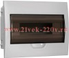 Щит встраиваемый GENERICA ЩРВ-П-12 12м прозрачная дверь IP41 IEK