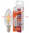 Лампа филаментная светодиодная свеча Osram LED SCL B 60 DIM 5W/827 230V CL E14 520lm Filament