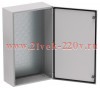 Навесной металлический влагозащищенный шкаф DKC ST IP66 1000x600x250мм с монтажной платой
