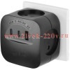 Разветвитель 4-м SP-4-3USBAC-B + 3 USB A+C со шторками 10А чер. Эра Б0069084