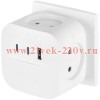 Разветвитель 4-м SP-4-3USBAC-W + 3 USB A+C со шторками 10А бел. Эра Б0069083