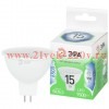 Лампа светодиодная GREEN LINE LED MR16-15W-865-GU5.3 GL 15Вт софит холод. свет GU5.3 Эра Б0070075