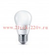 Лампа светодиодная ESS LEDLustre 6W( =75W) E27 840 P45 FR 620lm PHILIPS нейтральный белый свет