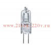 Лампа галогенная капсульная Navigator 94 210 JC 20W 12V G4 240lm 2000h прозрачная