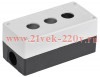 Корпус КП103-Р для кнопок 3 места бел. IEK BKP10-3-K01-R