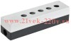 Корпус КП105(6)-Р для кнопок 5(6) мест бел. IEK BKP10-6-K01-R