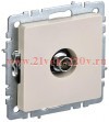 Розетка TV ИЭК BRITE оконечная бежевый (РТВ11-0-БрКр) BR-A10-O-K10
