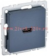 Розетка HDMI ИЭК BRITE маренго (РHDMI ИЭК BRITE-0-БрМ) BR-H10-K35