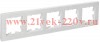 Рамка на 5 постов ИЭК BRITE пластик белый рифленый (РУ-5-Бр) BR-M52-51-K01