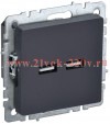 Зарядка ИЭК BRITE USB A+A 3,1А графит (РЮ10-1-БрГ) BR-U21-D31-K53