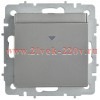 Выключатель карточный BRITE 30А ВС10-1-8-БрС сталь IEK BR-V11-0-10-K46