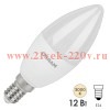Лампа светодиодная свеча LED Value CLB100 12SW/830 (100W) 8W 3000K 220V E14 960Lm тепло-белый свет 4099854308659