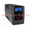 Линейно-интерактивный ИБП, Info, 1200VA/720W, 4xIEC C13, USB + RJ45, LCD, 2x7Aч