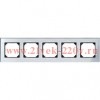 Рамка 5-ая Стекло M-Elegance Merten Алмаз MTN4050-3260 Schneider Electric