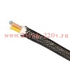 Оплетка кабельная XN-3 1-6мм черн. (уп.200м) Fortisflex 106101