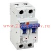 Выключатель автоматический модульный 2п D 4А 10кА OptiDin BM63-2D4-10-ОМ4-РЕГ КЭАЗ 390450