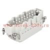 Вилка OptiLink HDC-HE-16-16-MQ-(0.14-2.5) 500В КЭАЗ 352262